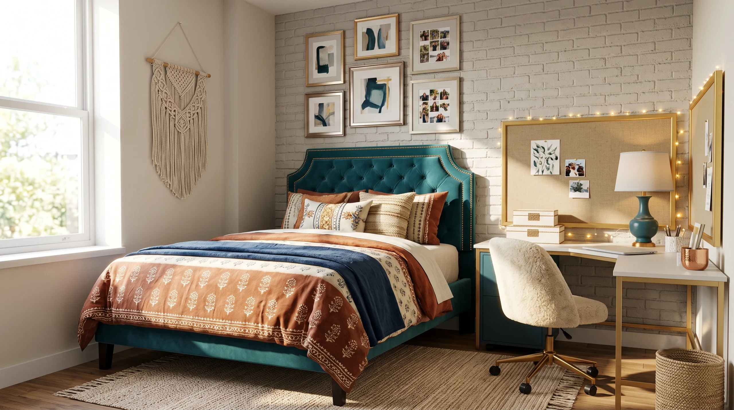Creative DIY dorm decor featuring handmade accent projects, budget-friendly upcycled crafts, personalized photo displays, and custom aesthetic touches.