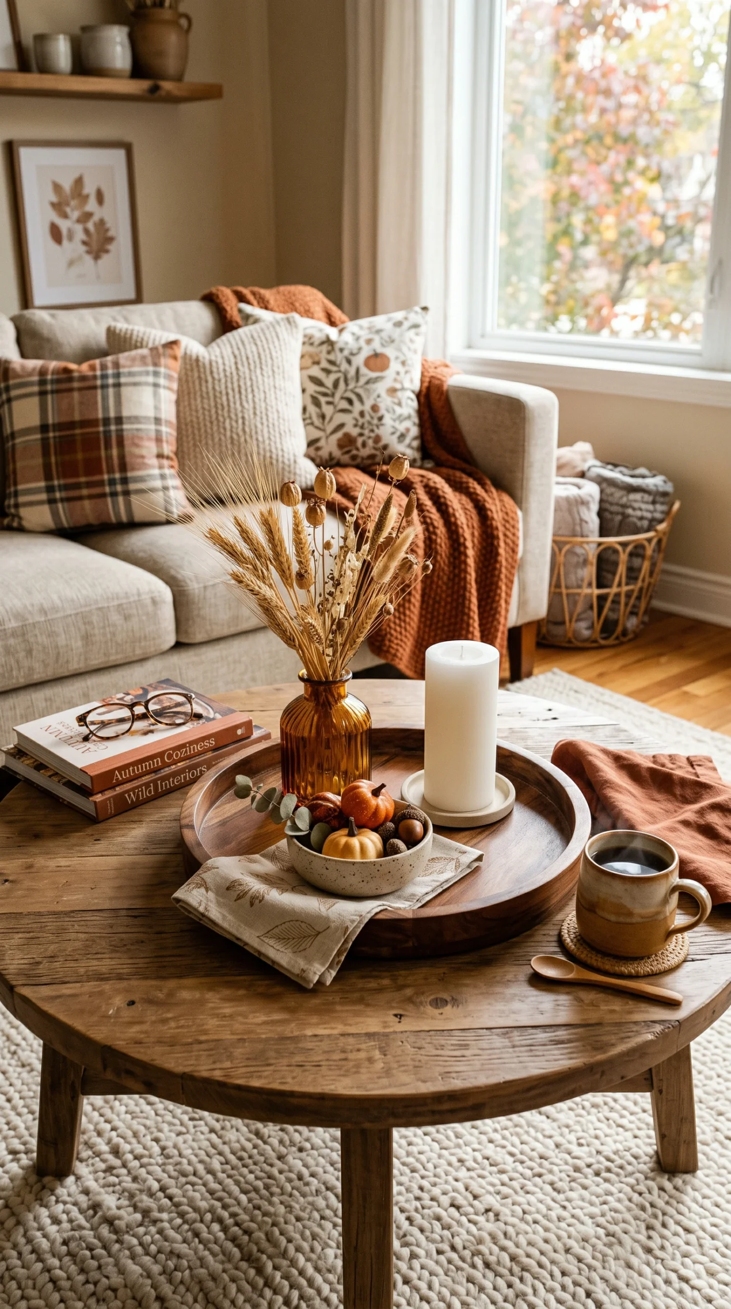 Fall Coffee Table Decor Ideas - stylish interior design inspiration
