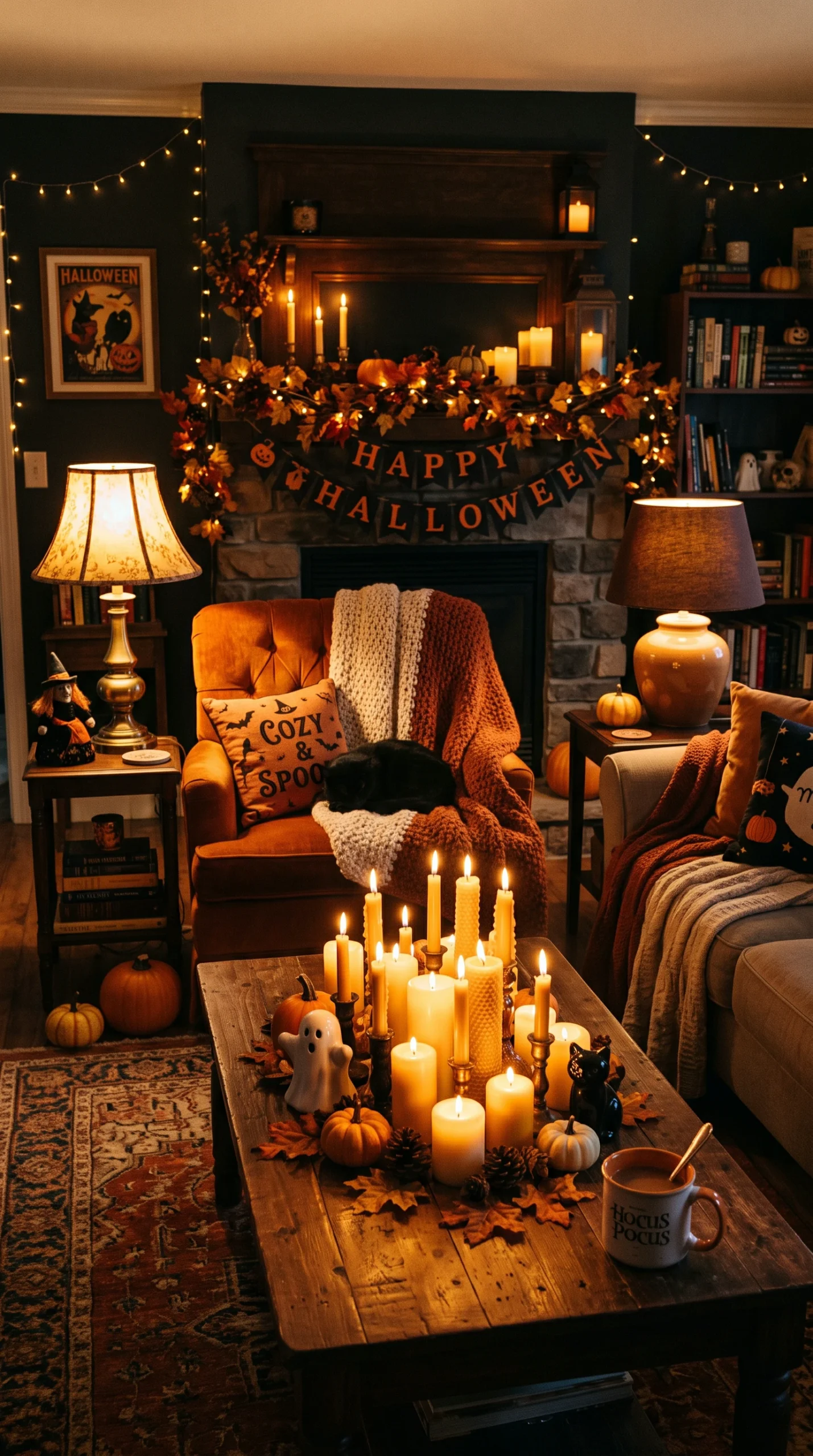 cozy Halloween home decor ideas