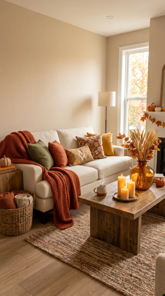 fall living room decor ideas