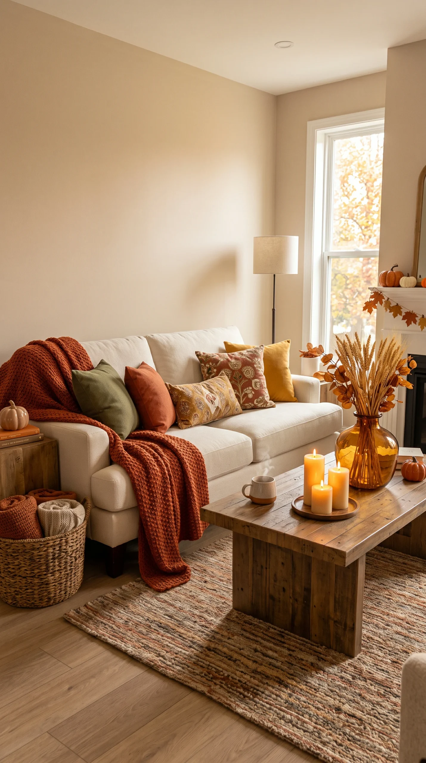 Fall Living Room Decor Ideas - stylish interior design inspiration