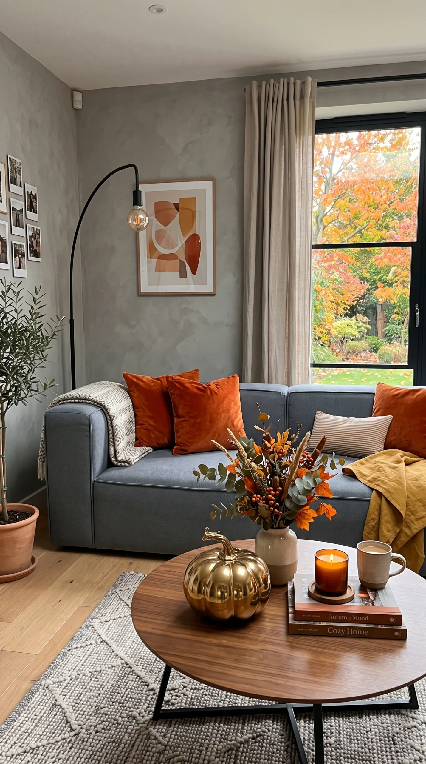 Modern Fall Living Room Ideas - stylish interior design inspiration