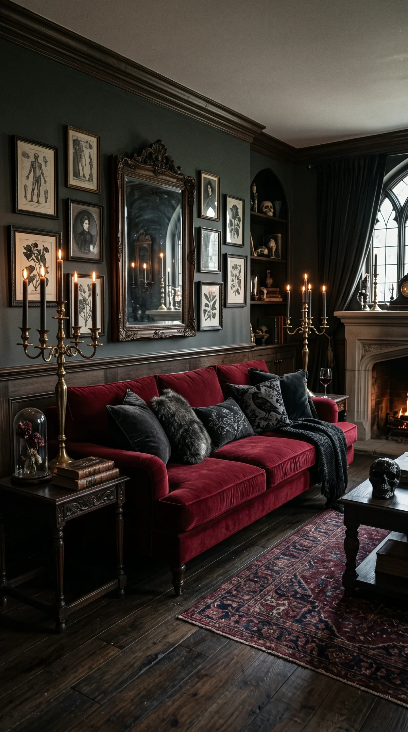 gothic spooky home decor ideas