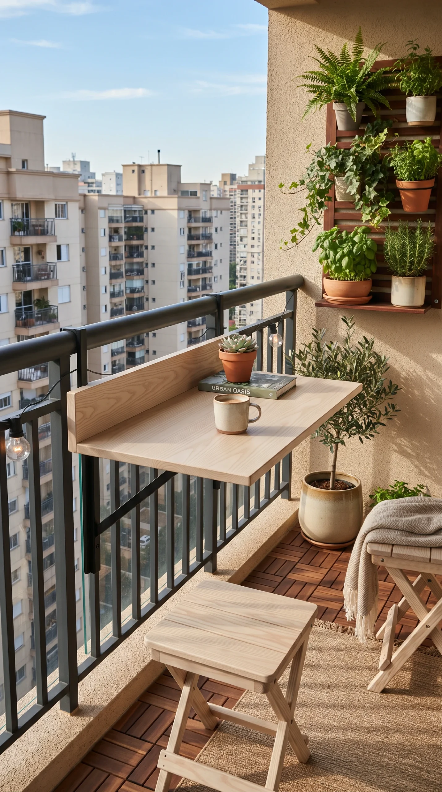 Apartment Balcony Furniture Ideas - stylish interior design inspiration